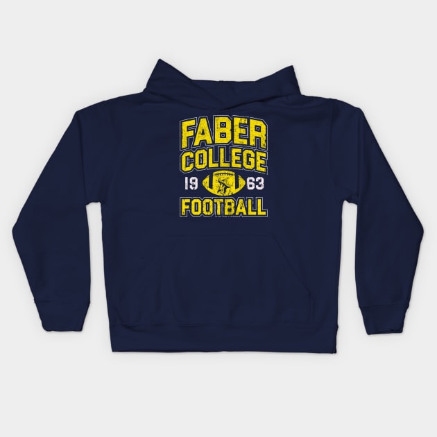 Faber College Football Kids Hoodie by huckblade